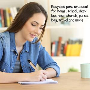 Custom Eco-Friendly Recycled KRAFT Paper Ballpoint <b>Pens</b> Durable <b>Retractable</b> Silk Screen for Promotional Use Office School - Product Image 5