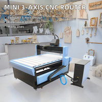 Petite graveuse/mini robot, machine de fraisage CNC 3 axes 6090 avec refroidissement par eau, broche simple