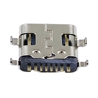 Connecteur Type C 8 broches personnalisé en gros, remplacement pour TE Molex JST USB SMT, port de charge femelle 8p, port de charge Type C