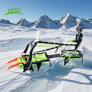 Ramponi da Arrampicata su Ghiaccio in Acciaio al Manganese a Mezza Chiusura, 14 Denti, Antiscivolo per Neve e Ghiaccio, Portatili - Product Image 1