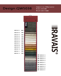 Tela tejida de tapicería de chenilla Lisa entretejida sólida teñida de pieza <span class=keywords><strong>Bravais</strong></span> para muebles de sofá y decoración del hogar - Product Image 5