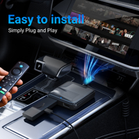 Lancol CA361 Boîtier TV AI portable avec adaptateur CarPlay filaire pour tous les véhicules Garantie 1 an