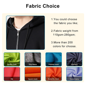 Sweat-shirt à capuche surdimensionné personnalisé de haute qualité 100% coton pour hommes, unisexe, streetwear d'hiver, fermeture éclair intégrale, sweat-shirt écologique, fitness - Product Image 5