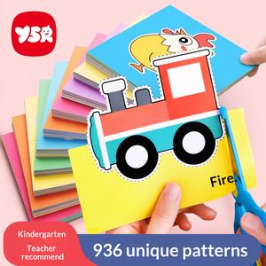 Juego <span class=keywords><strong>de</strong></span> Materiales para Manualidades <span class=keywords><strong>de</strong></span> Papel para Niños <span class=keywords><strong>de</strong></span> Jardín <span class=keywords><strong>de</strong></span> Infancia, <span class=keywords><strong>Origami</strong></span> 3D Hecho a Mano, en <span class=keywords><strong>Caja</strong></span>, para Niños <span class=keywords><strong>de</strong></span> 5 Años - Product Image 2