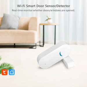 Tuya-alarma inteligente para el hogar, Sensor de puerta y ventana con <span class=keywords><strong>Wifi</strong></span>, <span class=keywords><strong>Detector</strong></span> de <span class=keywords><strong>apertura</strong></span>/cierre con notificación por aplicación - Product Image 2