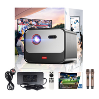 Projecteur portable DLP 1080P 4K Ready, système Android 13, home cinéma, prend en charge le jeu et le karaoké, 1600 ANSI, 32 Go |   OEM ODM Vente en gros
