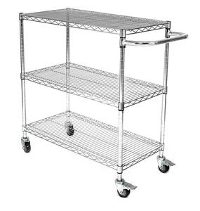<span class=keywords><strong>ESD</strong></span>-Sicherheits-Transportwagen mit 4 Rädern aus Edelstahl, Antistatischer PCB/SMT-Lagerwagen, <span class=keywords><strong>ESD</strong></span>-Drahtregal-Trolley, <span class=keywords><strong>ESD</strong></span>-Rollenwagen - Product Image 4