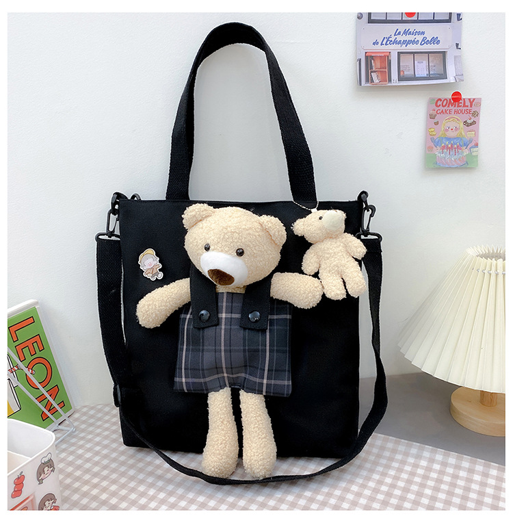 2024 Korean Version Women's Casual Shoulder Bag - Teddy Bear
