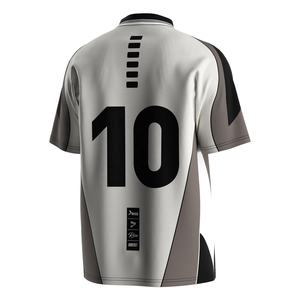 Camiseta de Fútbol con Cuello Polo y Corte en V, con Tecnología de Secado Rápido, Transpirable y Opciones de Material Personalizadas para Partidos de Fin de Semana - Product Image 3