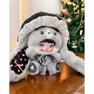 Série Nommi de Hi Toy, populaire sur le marché - figurine mignonne en forme de champignon en riz glutineux, en PVC 400% et peluche, échelle 1/12, boîte mystère de collection - Product Image 4
