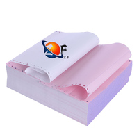 Impresora de forma continua de recibo de factura Impresión de oficina A4 Copia Papel sin carbón Personalizar Fábrica Oem 1-6 capas 500 hojas