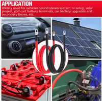 10 mm2 16 mm2 25 mm2 Batterie kabel Kunden spezifisches Panel Wechsel richter batterie Solar kabel Photovoltaik Auto Batterie kabel
