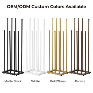 ที่เก็บรองเท้าบูททรงสูงแบบตั้งพื้น รุ่น XJ003 สีดำ ทำจากเหล็ก สำหรับรองเท้าบูทยาว 6 คู่ จัดระเบียบรองเท้าในบ้าน - Product Image 6
