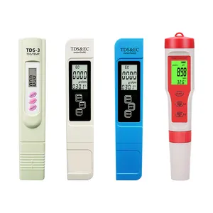 Produsen pabrik Portable 0-9999ppm 2 in 1 Tds-3 Digital Meter untuk pengujian air TDS Meter