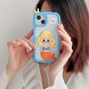 <span class=keywords><strong>Ariel</strong></span> jolie fille princesse silicone <span class=keywords><strong>coque</strong></span> souple dessin animé coques de téléphone pour iPhone 14 13 12 11 Pro Max couverture arrière - Product Image 5