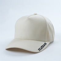 Casquette de baseball personnalisée à 5 panneaux avec logo brodé sur la visière, casquettes de baseball à visière incurvée