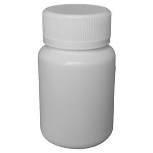 50cc White Plastic HDPE Bottle Pharmaceutical <strong>Container</strong> <strong>for</strong> Oral Solid Medication Pill Capsule <strong>Tablet</strong> Powder with Screw Cap CRC - Product Image 1