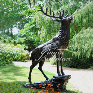 Profesional <span class=keywords><strong>venado</strong></span> bronce estatua tamaño para la decoración al aire libre - Product Image 5