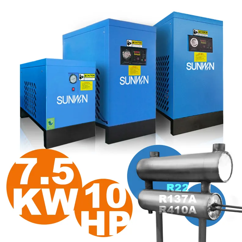 7.5KW 22KW 37KW 공기압축기의 선호냉동공기건조기: Ingersoll-Rand 대리점 선택