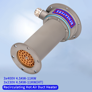 Low Priced Electric Duct <strong>Heaters</strong> for Inline Air Duct Tunnel in Line Ducting Piping Heating Pipe Cartridge <strong>Heater</strong> - Product Image 1