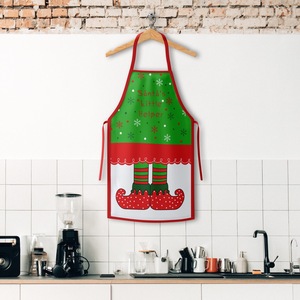 Nouvel tablier de Noël Lynch style Père Noël pour la cuisine à domicile, fournitures de Noël - Product Image 5