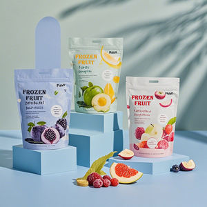 Sacchetto di alta qualità per uso alimentare stampato personalizzato Stand Up <span class=keywords><strong>Packaging</strong></span> per la lavorazione degli alimenti sacchetto di frutta secca congelata - Product Image 4