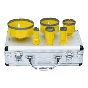 Rèn chân không brazed lỗ Saw Set 6 cái công cụ cắt cho sứ gốm đá cẩm thạch Granite - Product Image 3