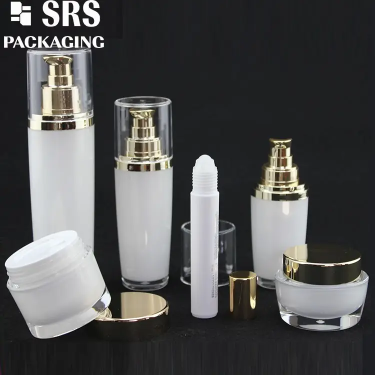 Neue Stil Skincare Verpackung Set, acryl hautpflege Flaschen &amp; Gläser