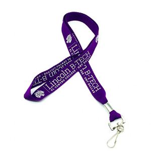 Lanière personnalisée QM en polyester tissé durable avec logo sur mesure, porte-badge et crochet de cou pour croisière - Product Image 3