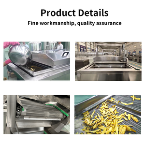 <span class=keywords><strong>Friteuse</strong></span> industrielle à bande transporteuse continue en acier inoxydable 304, 200-500 <span class=keywords><strong>kg</strong></span>/h, haute productivité, certifiée CE - Product Image 6