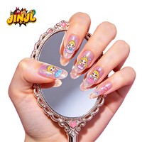 Bonbons pétillants aux saveurs de fruits variés, virals sur TikTok, avec autocollants pour nail art, halal, pour Halloween et Noël, en gros