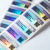 Etiquetas de Seguridad Holográficas Personalizadas de Alta Calidad para Botellas de Laboratorio y Médicas