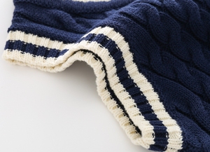 Garçon pull <span class=keywords><strong>gilet</strong></span> bébé pull 2024 nouveau printemps et automne enfants pull <span class=keywords><strong>petit</strong></span> bébé garçon couleur unie <span class=keywords><strong>gilet</strong></span> - Product Image 6