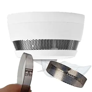 Custom stainless steel etching smoke alarm detector filter mesh for smoke sensor