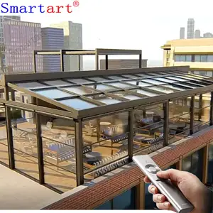 Điện Có Thể Thu Vào Glass Roof Cho Patio Sưởi Nắng