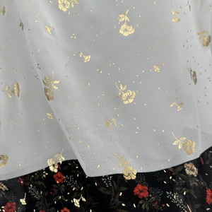 Poly nhẹ georgette in may cho cô gái & phụ nữ ăn mặc áo sơ mi áo - Product Image 3