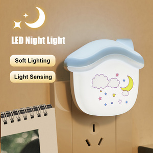 Venta caliente <span class=keywords><strong>Plug</strong></span> in <span class=keywords><strong>Sensor</strong></span> de movimiento Iluminación Inducción Cute Nursery Baby Night <span class=keywords><strong>Light</strong></span> - Product Image 2