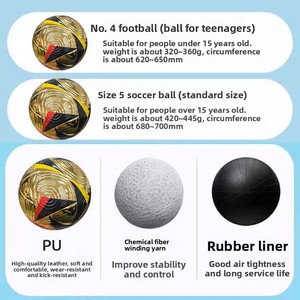Pallone da <span class=keywords><strong>calcio</strong></span> per la <span class=keywords><strong>finale</strong></span> della Coppa Euro, in PU con tecnologia Heat Bonding 5 #   Logo Stampabile Anti-Esplosione per Cuciture a Macchina - Product Image 4