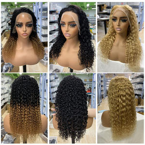 Pelucas de cabello humano rizado de 210% densidad de 10-30 pulgadas, pelucas de cabello Remy rizado Frontal de encaje 13x4 adecuadas para mujeres negras africanas - Product Image 2