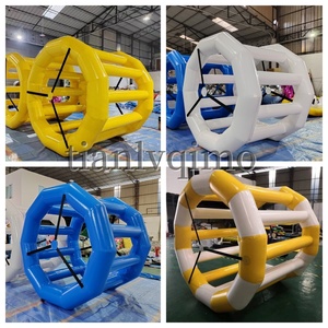 Precio al por mayor PVC Inflable Agua Caminar Rodillos Personalizables Tamaños Colores Resort Hotel Piscina Ocio Entretenimiento - Product Image 6