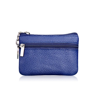 Boshiho Zipper <b>Coin</b> <b>Pouch</b> Genuine Leather Card Holder Customized <b>Coin</b> Wallet - Product Image 4