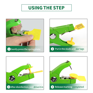 Etichette Auricolari Personalizzate per Animali in Giallo, Verde, Arancione e Blu, per Tracciamento in Fattoria - Product Image 6