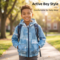 Veste coupe-vent pour enfants, veste légère pour l'extérieur, fournisseur