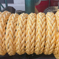 Cuerda de amarre trenzada de 8 cabos de PP/poliéster, cuerda marina de alta tenacidad de 80 mm para barcos, 100 m/200 m o longitud personalizada