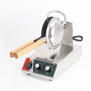 Вафельница в форме сердца, электрическая вафельница в форме сердца, промышленная вафельница с деревянной ручкой - Product Image 4