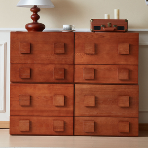 Gabinete Carmen de Estilo Moderno de Mediados de Siglo, Gabinete de Almacenamiento Lateral de Madera Sólida Combinable, Mueble para el Hogar de Diseño Retro - Product Image 6