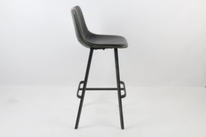 كرسي بار معدني صناعي مع مسند للقدمين، قوي ومتين للاستخدام في المنزل والبار والفندق وغرفة الطعام - Product Image 5