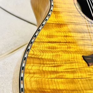 Sandalo in seta dorata da 41 pollici di chitarra acustica di fascia alta professionale a tutto suono - Product Image 3