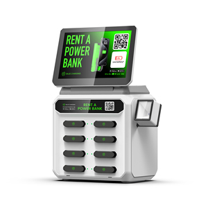 Estación de alquiler de 8 ranuras con nuevo pos carga rápida alquiler rápido un banco de energía fácil de alquilar fácil de devolver deslizar en el lector de tarjetas - Product Image 6