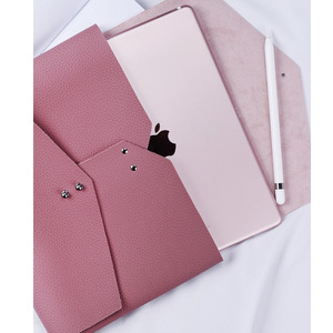 กระเป๋าใส่เอกสารหนัง PU สไตล์เกาหลี, กระเป๋าใส่เอกสาร A4, กระเป๋าใส่เอกสาร, ฝาครอบป้องกันแท็บเล็ตคอมพิวเตอร์ - Product Image 3